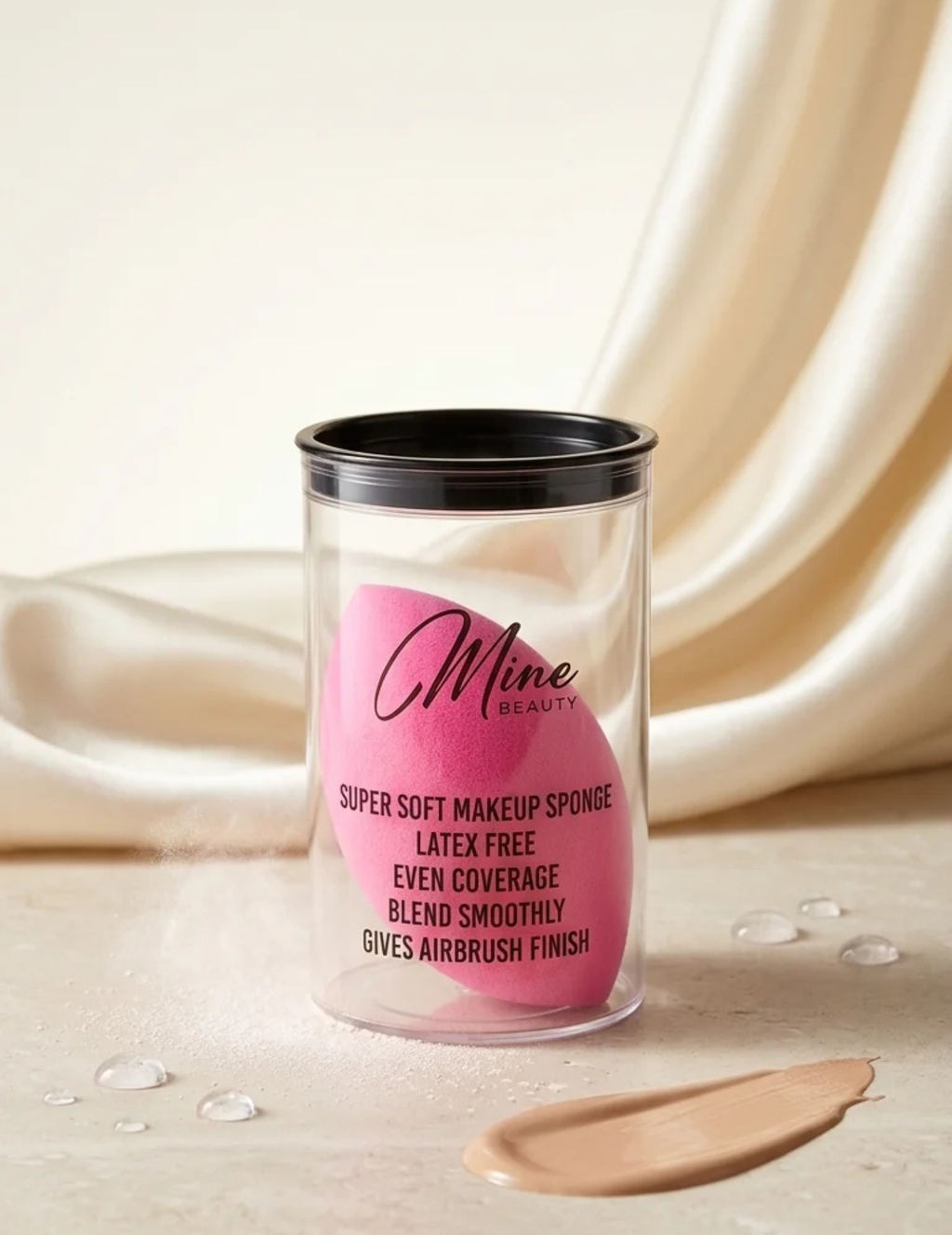 MineBeauty Super Soft Makeup Sponge - PINK