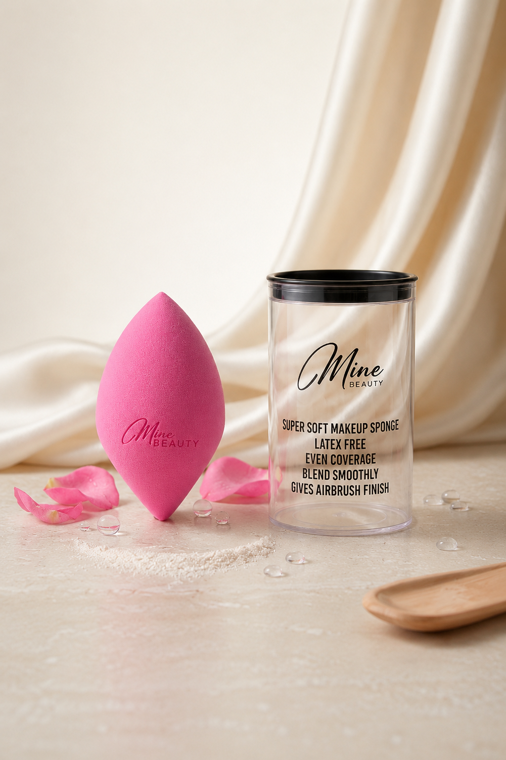 MineBeauty Super Soft Makeup Sponge - PINK