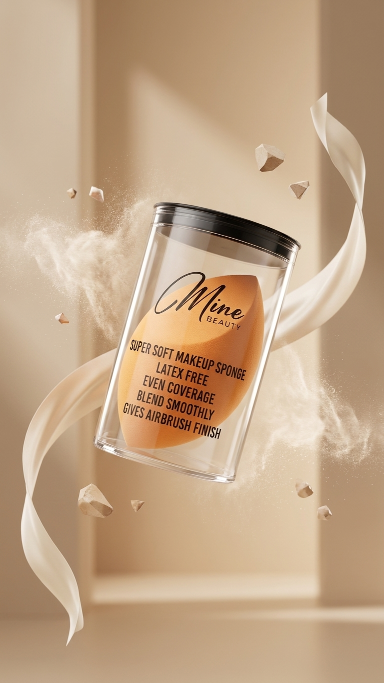 Mine Beauty Super Soft Makeup Sponge - ORANGE